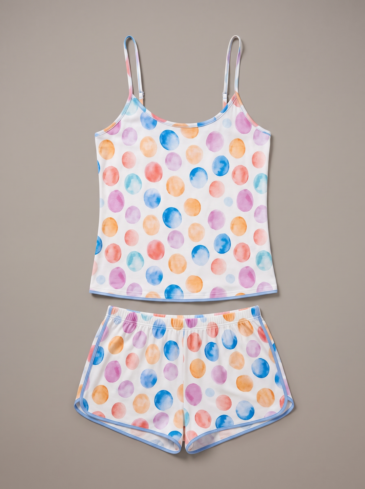 Watercolor Dots Πιτζάμα Σετ