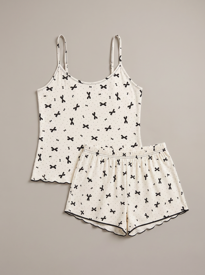 Bow Chic Πιτζάμα Σετ