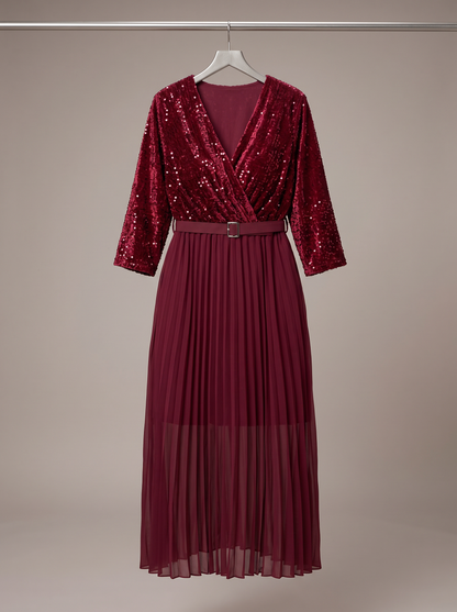 Μίντι Φόρεμα “Velvet Pleat”