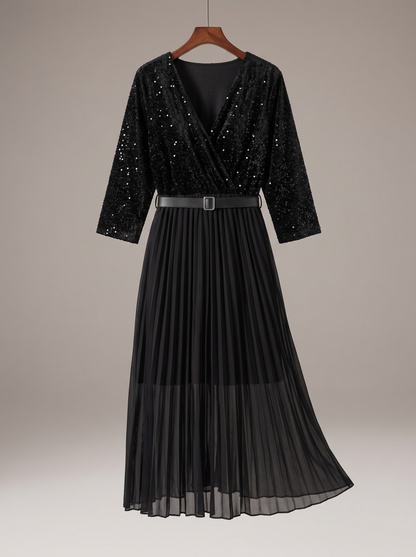 Μίντι Φόρεμα “Velvet Pleat”