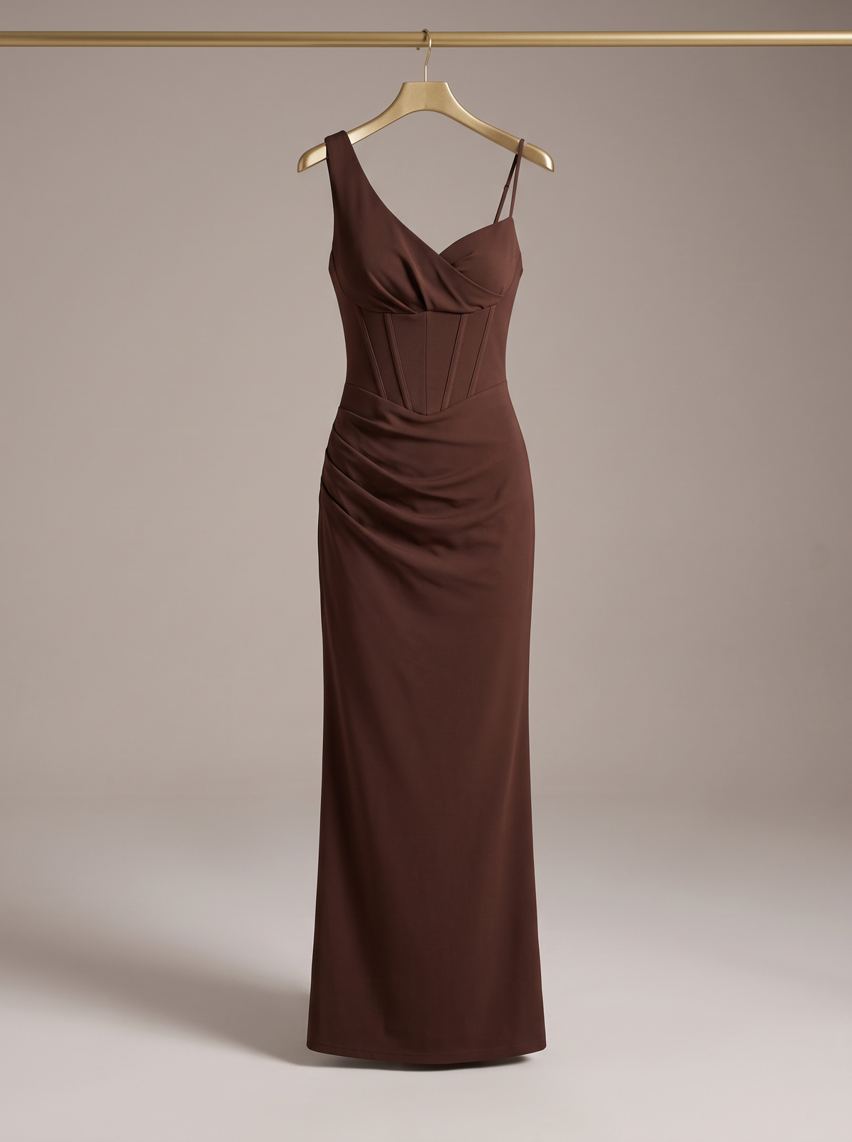 Μάξι Φόρεμα “Chocolate Corset”